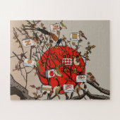 Mahjong Birds Game ジグソーパズル (横)