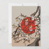 Mahjong Birds Game 招待状 (正面)