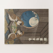 Mahjong birds playing Game  ジグソーパズル (横)