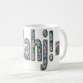 Mahjong Coffee Mug - Mahj! コーヒーマグカップ (正面右)