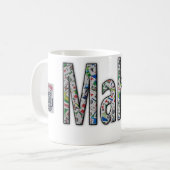 Mahjong Coffee Mug - Mahj! コーヒーマグカップ (正面左)