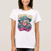 Mahjong Diva Funny Women's Tシャツ (正面)