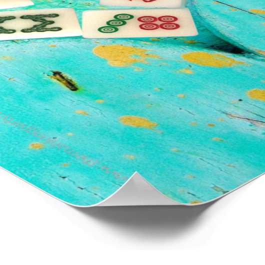 Mahjong fills my Heart poster ポスター (角)