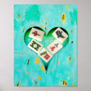 Mahjong fills my Heart poster ポスター
