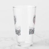 Mahjong Glass Tumbler タンブラーグラス (右)