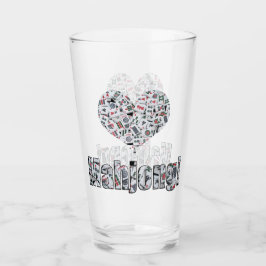 Mahjong Glass Tumbler タンブラーグラス
