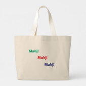 Mahjong Heavenly Hand Tote Bag ラージトートバッグ (裏面)