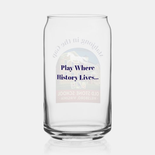 Mahjong in the Gap - Beverage Glass ガラス缶 (裏面)