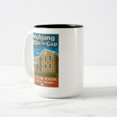 Mahjong in the Gap Coffee Mug ツートーンマグカップ (正面左)
