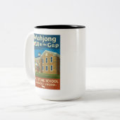 Mahjong in the Gap Coffee Mug ツートーンマグカップ (正面左)