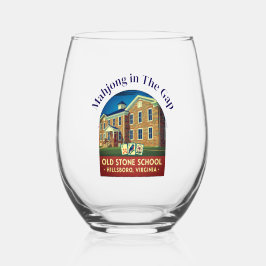 Mahjong in the Gap - Wine Glass ステムなしワイングラス