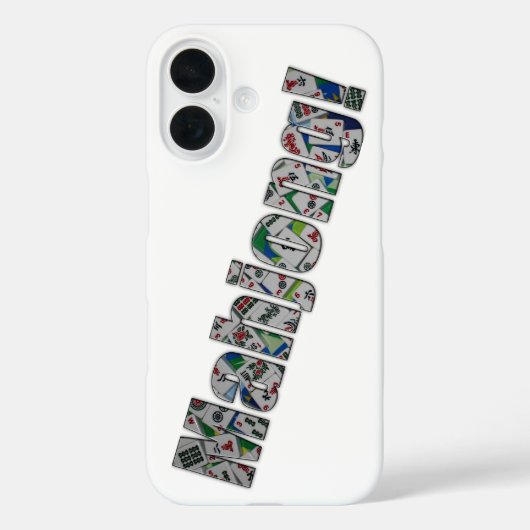 Mahjong IPhone 16 Case Case-Mate iPhoneケース (裏面)