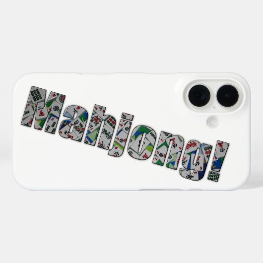 Mahjong IPhone 16 Case Case-Mate iPhoneケース (裏面 (横))