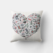 Mahjong Love Throw Pillow - Two Sided クッション (裏面)