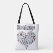 Mahjong Love Tote Bag トートバッグ (裏面)