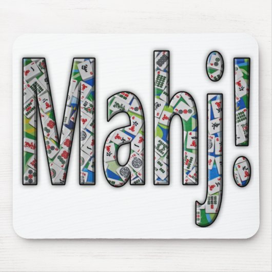 Mahjong Mouse Pad - Mahj! マウスパッド (正面)