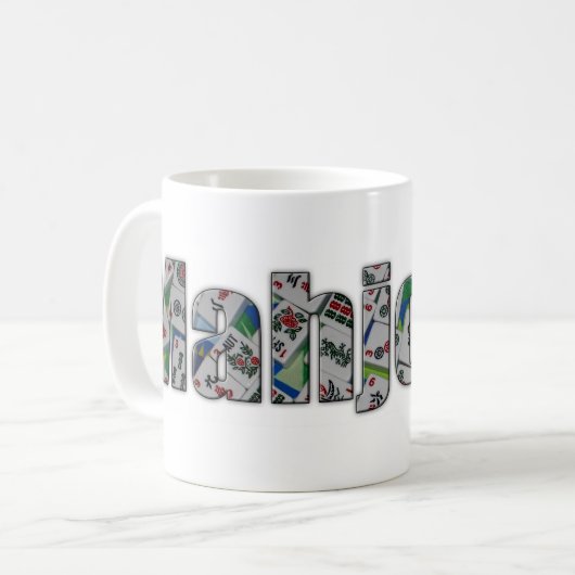 Mahjong Mug コーヒーマグカップ (正面左)