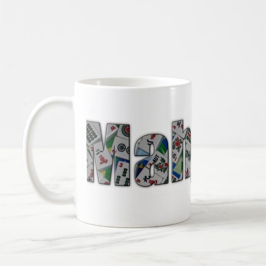 Mahjong Mug コーヒーマグカップ (左)