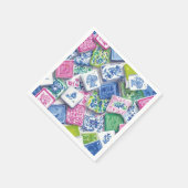 Mahjong Napkin スタンダードカクテルナプキン (角)