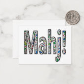 Mahjong Note Card- Mahj! ノートカード (正面/裏面インサイチュ)