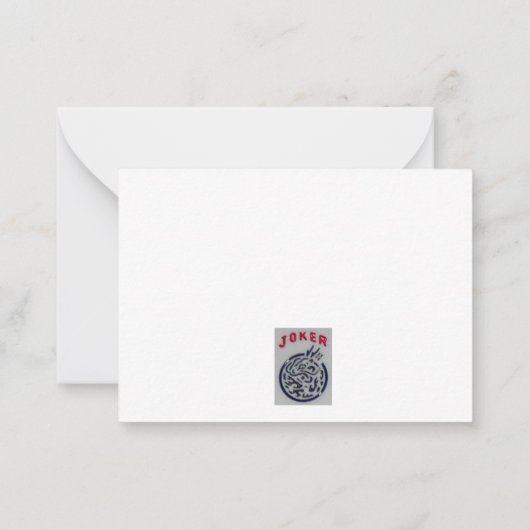 Mahjong Note Card- Mahj! ノートカード (裏面)