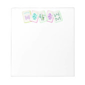 MAHJONG NOTEPAD ノートパッド (正面)