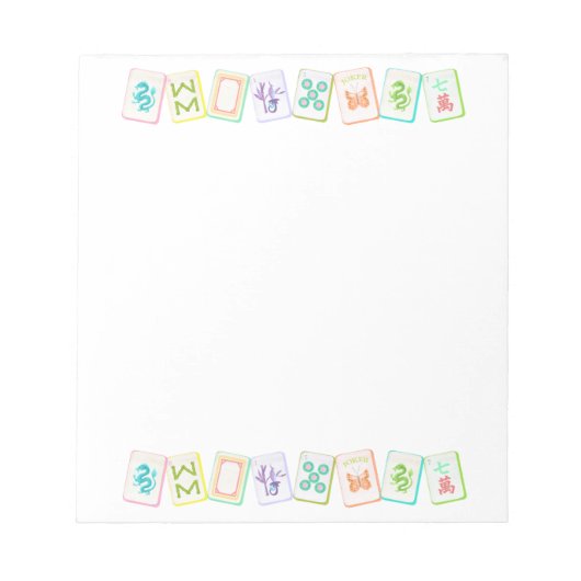 MAHJONG NOTEPAD ノートパッド (正面)