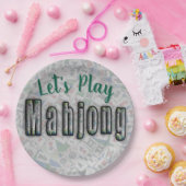 Mahjong Paper Plates ペーパープレート (パーティー)