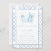 mahjong party lover Green Dragon Bamboo 招待状 (正面)