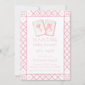 mahjong party lover Green Dragon Bamboo 招待状 (正面)