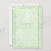 mahjong party lover Green Dragon Bamboo 招待状 (裏面)