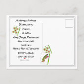 Mahjong Party Postcard Invitation インビテーションポストカード (裏面)