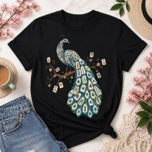 Mahjong Peacock Tile Bird Elegant 