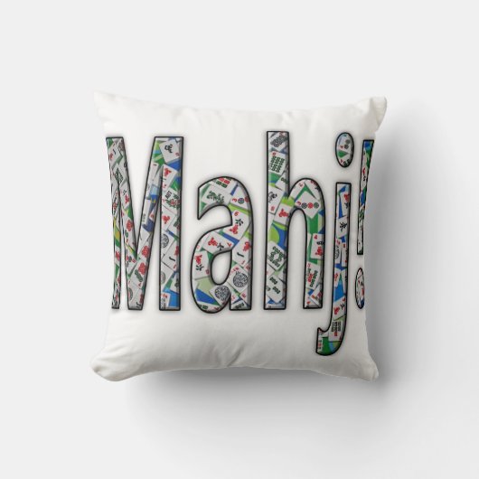 Mahjong Pillow - Mahj! クッション (正面)