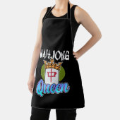 Mahjong Queen Game Mahjong Player Games Graphic エプロン (インサイチュ)