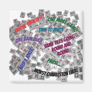 Mahjong Sayings Beverage Coaster マグネット