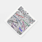 Mahjong Sayings Luncheon Napkin スタンダードランチョンナプキン (角)