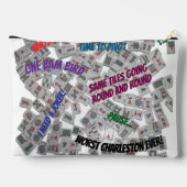 Mahjong Sayings Tiles Pouch Bag アクセサリーポーチ (裏面)