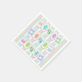 MAHJONG TILE NAPKIN スタンダードカクテルナプキン (角)