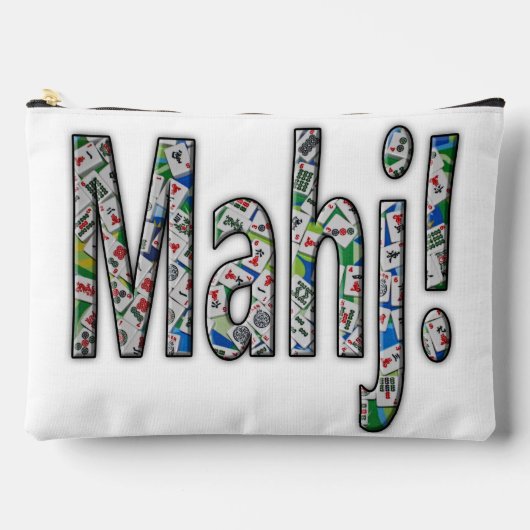 Mahjong Tile Pouch - Mahj! アクセサリーポーチ (正面)