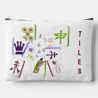 Mahjong Tile Zipped Bag アクセサリーポーチ