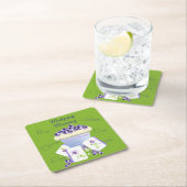 Mahjong Tiles Paper Coaster スクエアペーパーコースター (インサイチュ)