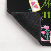 Mahjong time coquette bow aesthetic mah jong playe マウスパッド (コーナー)