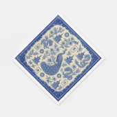 Mahjong Toile Napkins or Guest Towels スタンダードランチョンナプキン (角)