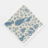 Mahjong Toile Party Napkins (コーナー)