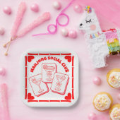 Mahjong Valentine's Party Cocktail ペーパープレート (パーティー)