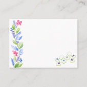 Mahjong Watercolor Flower プレイスカード (正面)