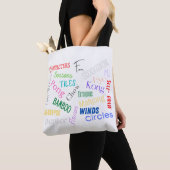 Mahjong Words Tote Bag トートバッグ (クローズアップ)