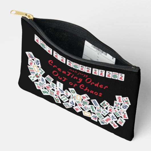 MahJongg混沌の秩序を作成する小 アクセサリーポーチ (見開き)