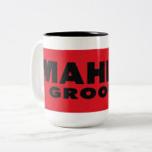 Mahlerはマグに溝を作ります ツートーンマグカップ (正面左)